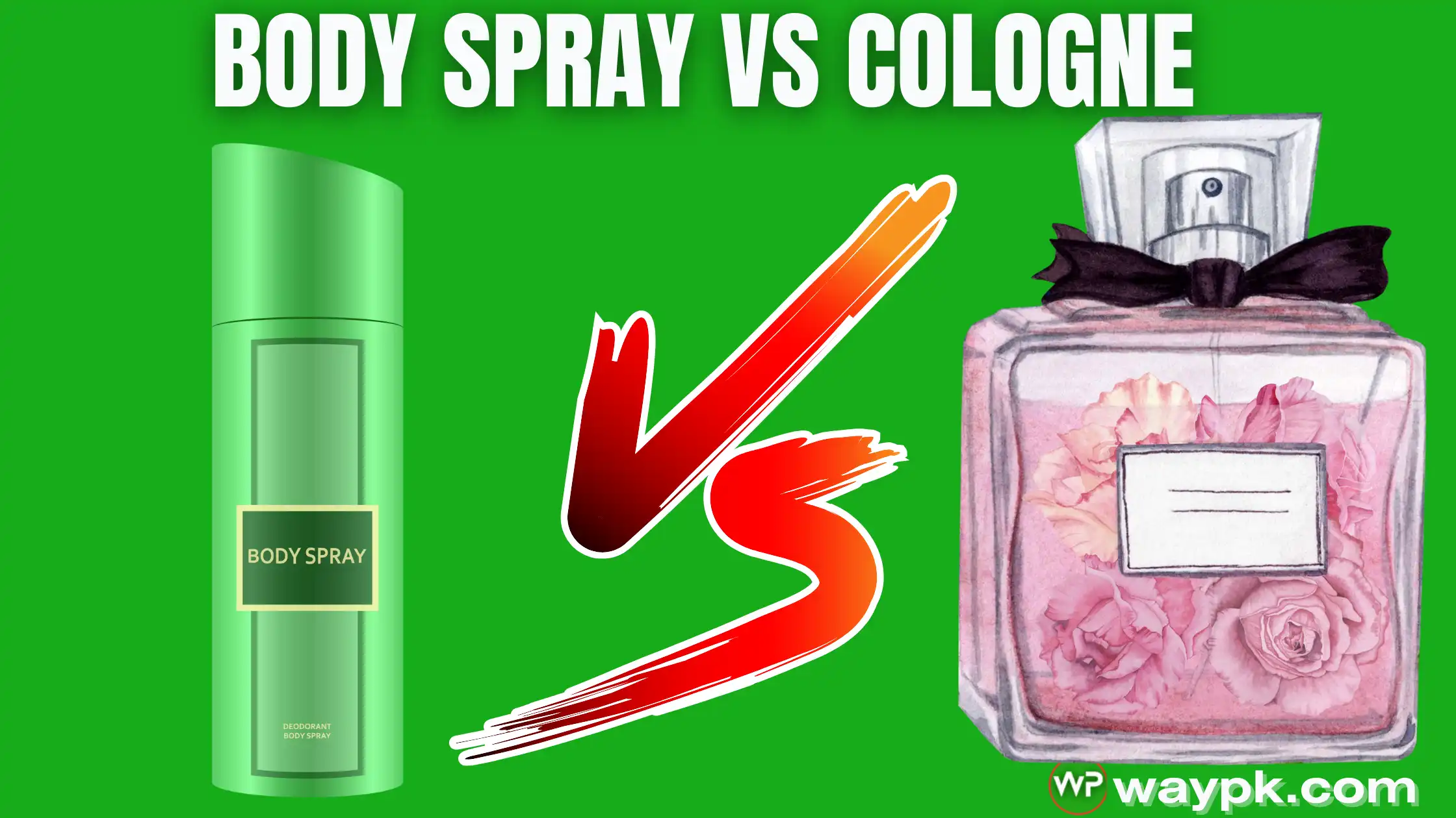 Body Spray Vs Cologne